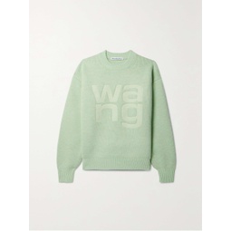 T BY ALEXANDER WANG Debossed knitted sweater