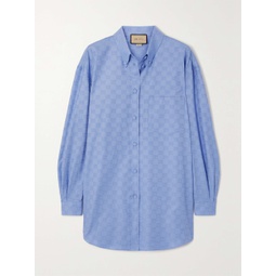 GUCCI GG Supreme cotton Oxford-jacquard shirt