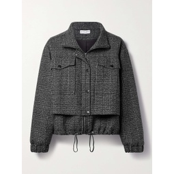 APIECE APART + NET SUSTAIN layered checked recycled wool-blend jacket