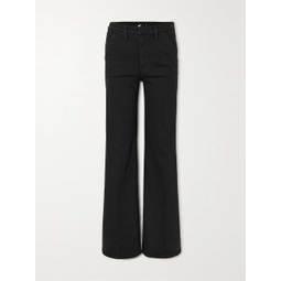 MOTHER + NET SUSTAIN The Roller Prep Heel high-rise flared jeans