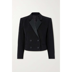 ISABEL MARANT Hasta cropped double-breasted wool blazer