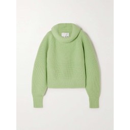SASUPHI + NET SUSTAIN ribbed wool and cashmere-blend turtleneck sweater