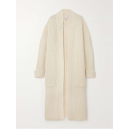SASUPHI + NET SUSTAIN ribbed wool and cashmere-blend cardigan