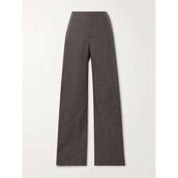 FAITHFULL THE BRAND + NET SUSTAIN Vincente linen straight-leg pants