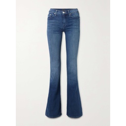 MOTHER + NET SUSTAIN Down Low Weekender Heel low-rise flared jeans