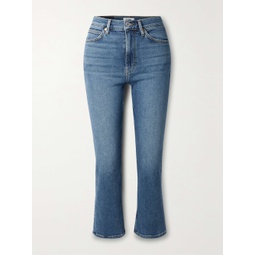 RE/DONE 70s cropped high-rise bootcut jeans