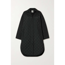 TOTEME + NET SUSTAIN Oversized quilted recycled shell coat