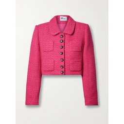 SELF-PORTRAIT Embellished boucle-tweed jacket
