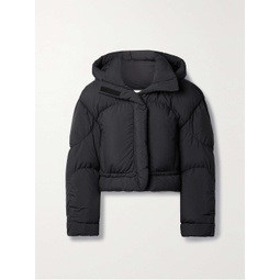ACNE STUDIOS Cropped hooded padded quilted shell down jacket