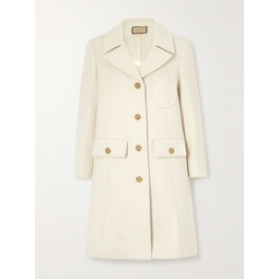 GUCCI Button-embellished wool coat