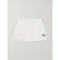 SPORTY & RICH + Lacoste Serif Disco cotton-jersey shorts