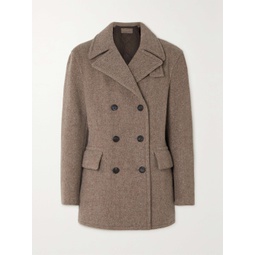 PURDEY Hyde double-breasted wool-twill coat