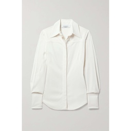 ANOTHER TOMORROW + NET SUSTAIN crepe de chine shirt