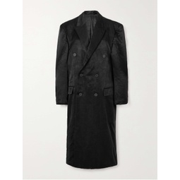 BALENCIAGA Crinkled-satin coat