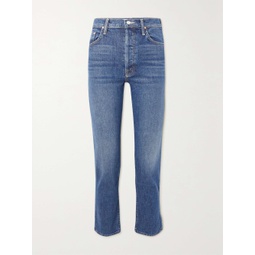 MOTHER + NET SUSTAIN The Tomcat Ankle high-rise straight-leg jeans