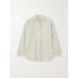 TOTEME Striped cotton-poplin shirt