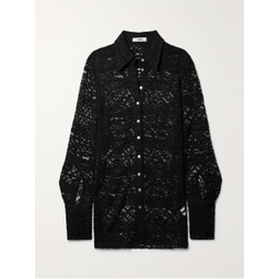 INTERIOR The Emma corded lace shirt