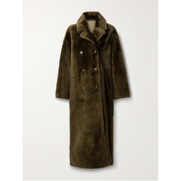 YVES SALOMON Double-breasted shearling coat