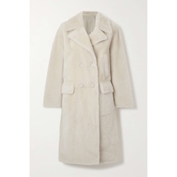 YVES SALOMON Double-breasted shearling coat