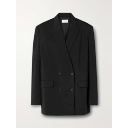 THE ROW Essentials Tristana double-breasted twill blazer