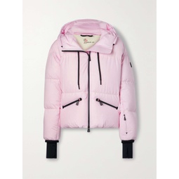 MONCLER GRENOBLE Allesaz stretch-trimmed quilted shell down jacket