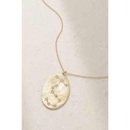BROOKE GREGSON Zodiac Scorpio 14-karat gold diamond necklace