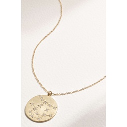 BROOKE GREGSON Zodiac Gemini 14-karat gold diamond necklace