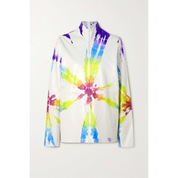 CONNER IVES + The Vanguard tie-dyed leather jacket