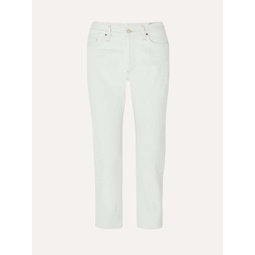 GOLDSIGN The Low Slung cropped low-rise straight-leg jeans