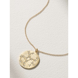 BROOKE GREGSON Zodiac Sagittarius 14-karat gold diamond necklace
