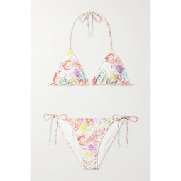 ETRO Dreams paisley-print triangle bikini