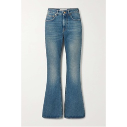 GOLDEN GOOSE Journey distressed high-rise flared jeans