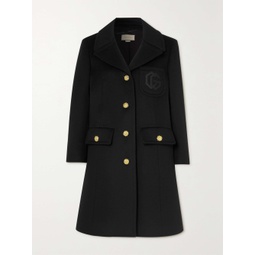 GUCCI Embroidered wool coat