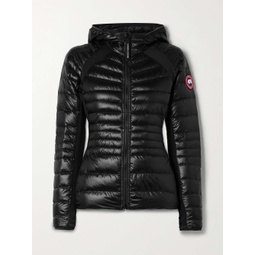 CANADA GOOSE Hybridge Lite hooded stretch jersey-trimmed quilted shell down jacket