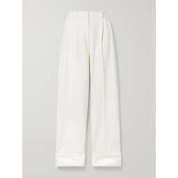 THE ROW Cassandro pleated stretch-wool tapered pants