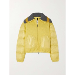 MONCLER Apront cropped quilted shell down bomber jacket
