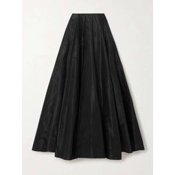 BALENCIAGA Pleated silk-taffeta maxi skirt
