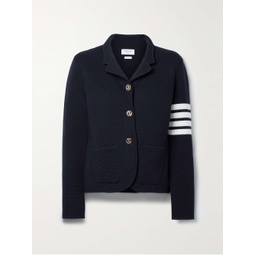 THOM BROWNE Striped wool-blend blazer