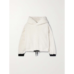 MONCLER GRENOBLE Cropped fleece hoodie