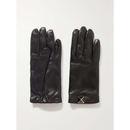 VALENTINO GARAVANI Rockstud leather gloves