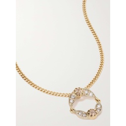PASCALE MONVOISIN Ava 9-karat gold and sterling silver diamond necklace