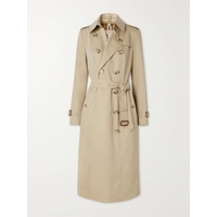 BURBERRY The Chelsea Long cotton-gabardine trench coat