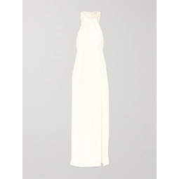 GALVAN Palm Beach ribbed jersey gown