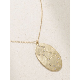 BROOKE GREGSON Zodiac Virgo 14-karat gold diamond necklace
