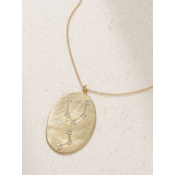 BROOKE GREGSON Zodiac Taurus 14-karat gold diamond necklace