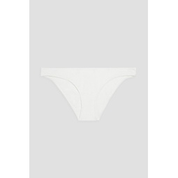 Textured low-rise bikini briefs