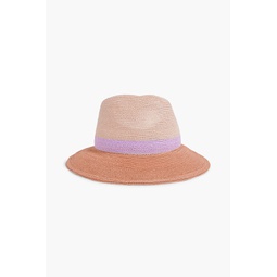 Courtney striped hemp-blend Panama hat