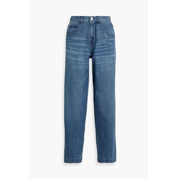 Diana faded high-rise tapered jeans