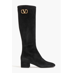 VLOGO suede knee boots