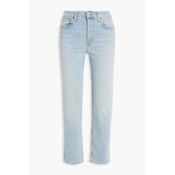 70s faded mid-rise straight-leg jeans